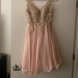 Peach summer/quince/party dress